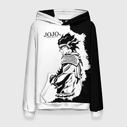 Толстовка-худи женская JoJo Bizarre Adventure, цвет: 3D-белый