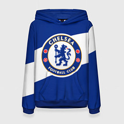 Толстовка-худи женская Chelsea SPORT, цвет: 3D-синий