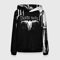 Толстовка-худи женская Death Note, цвет: 3D-черный