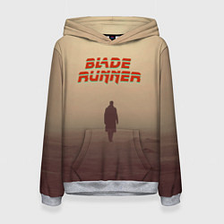 Толстовка-худи женская Бегущий по лезвию, цвет: 3D-меланж