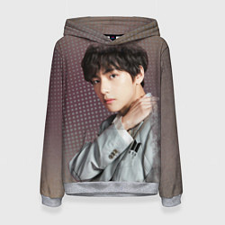 Толстовка-худи женская BTS Ким Тэ Хён, цвет: 3D-меланж