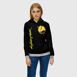 Толстовка-худи женская V s favorite T-shirt, цвет: 3D-меланж — фото 2