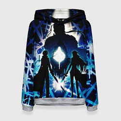 Толстовка-худи женская Sword Art Online Кирито Асуна, цвет: 3D-меланж