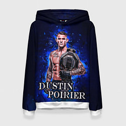 Толстовка-худи женская ДАСТИН ПОРЬЕ, цвет: 3D-белый