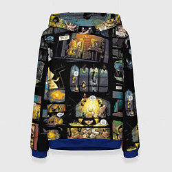 Толстовка-худи женская LITTLE NIGHTMARES, цвет: 3D-синий