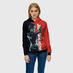 Толстовка-худи женская RE3 Jill Valentine, цвет: 3D-черный — фото 2