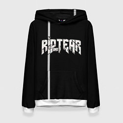 Толстовка-худи женская Doom Rip and Tear, цвет: 3D-белый