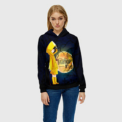 Толстовка-худи женская Little Nightmares 2, цвет: 3D-черный — фото 2