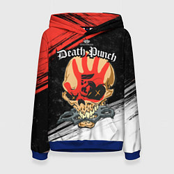 Толстовка-худи женская Five Finger Death Punch 7, цвет: 3D-синий