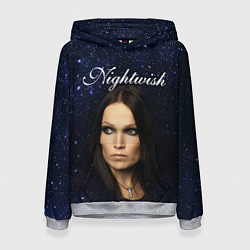 Толстовка-худи женская Nightwish Tarja Turunen Z, цвет: 3D-меланж