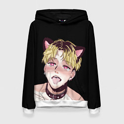 Толстовка-худи женская АхегаоAhegao О Чан У, цвет: 3D-белый