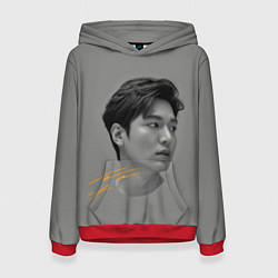 Толстовка-худи женская Ли Мин Хо Lee Min Ho, цвет: 3D-красный