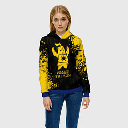 Толстовка-худи женская DARK SOULS ТЁМНЫЕ ДУШИ, цвет: 3D-синий — фото 2