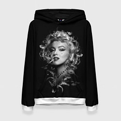 Толстовка-худи женская МЭРИЛИН, цвет: 3D-белый