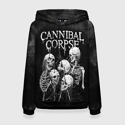 Толстовка-худи женская Cannibal Corpse, цвет: 3D-черный
