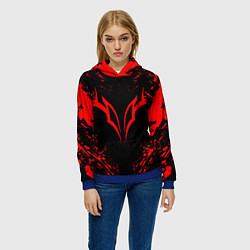 Толстовка-худи женская BERSERK БЕРСЕРК, цвет: 3D-синий — фото 2