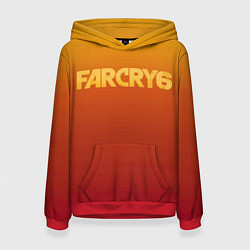 Толстовка-худи женская FarCry6, цвет: 3D-красный