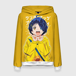 Толстовка-худи женская Ohto ai, цвет: 3D-белый