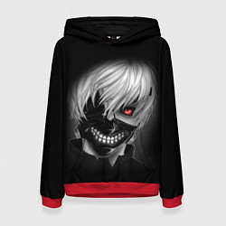 Толстовка-худи женская TOKYO GHOUL ТОКИЙСКИЙ ГУЛЬ, цвет: 3D-красный
