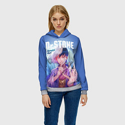 Толстовка-худи женская Asagiri Gen, цвет: 3D-меланж — фото 2