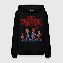 Толстовка-худи женская The Stranger Nerds, цвет: 3D-черный