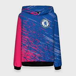 Толстовка-худи женская CHELSEA, цвет: 3D-черный