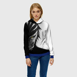 Толстовка-худи женская ИЧИГО ПУСТОЙ BLEACH, цвет: 3D-синий — фото 2