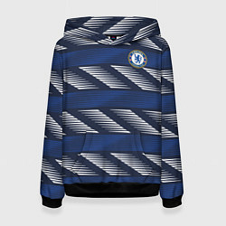 Толстовка-худи женская FC Chelsea Breathe Training Top 202122, цвет: 3D-черный