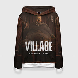 Толстовка-худи женская RESIDENT EVIL VILLAGE, цвет: 3D-белый