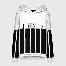 Толстовка-худи женская Juventus Tee Black and White 202122, цвет: 3D-белый