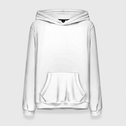 Толстовка-худи женская Фехтовальщик не должен, цвет: 3D-белый