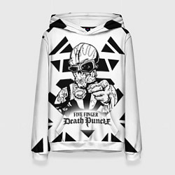 Толстовка-худи женская Five Finger Death Punch, цвет: 3D-белый