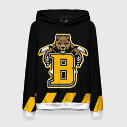 Толстовка-худи женская BOSTON BRUINS, цвет: 3D-белый