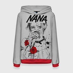 Толстовка-худи женская NANA, цвет: 3D-красный