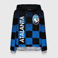Толстовка-худи женская FC ATALANTA ФК АТАЛАНТА, цвет: 3D-меланж
