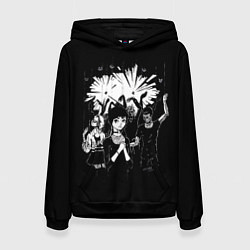 Толстовка-худи женская 00:01, цвет: 3D-черный