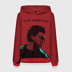 Толстовка-худи женская The weeknd, цвет: 3D-красный