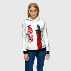 Толстовка-худи женская EVANGELION ПИЛОТ EVA, цвет: 3D-черный — фото 2