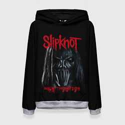 Толстовка-худи женская MICK THOMPSON SLIPKNOT СЛИПКНОТ Z, цвет: 3D-меланж