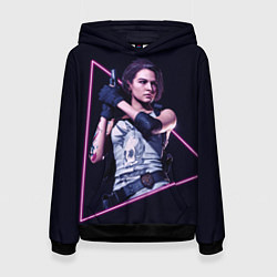 Толстовка-худи женская RE3 Jill, цвет: 3D-черный