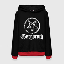 Толстовка-худи женская Gorgoroth, цвет: 3D-красный