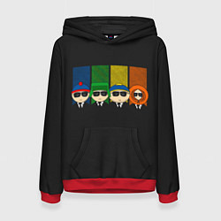 Толстовка-худи женская South park FBI, цвет: 3D-красный