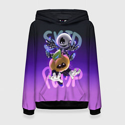 Толстовка-худи женская FNF SKID AND PUMP, цвет: 3D-черный