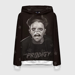 Толстовка-худи женская Keith Flint THE PRODIGY Z, цвет: 3D-белый