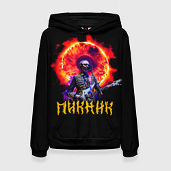 Толстовка-худи женская Пикник Эдмунд Шклярский, цвет: 3D-черный