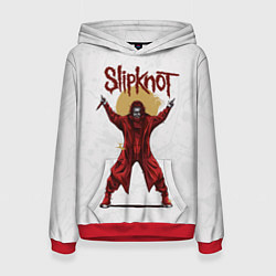 Толстовка-худи женская COREY TAYLOR SLIPKNOT СЛИПКНОТ Z, цвет: 3D-красный