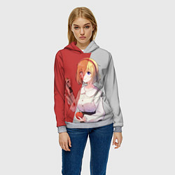 Толстовка-худи женская Alicias madness, цвет: 3D-меланж — фото 2