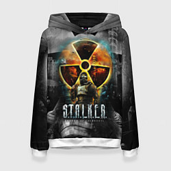 Толстовка-худи женская STALKER SHADOW OF CHERNOBYL СТАЛКЕР ТЕНИ ЧЕРНОБЫЛЯ, цвет: 3D-белый
