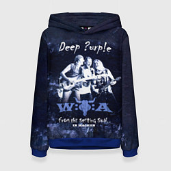 Толстовка-худи женская From The Setting Sun In Wacken - Deep Purple, цвет: 3D-синий