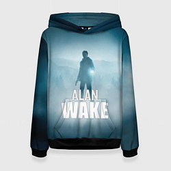 Толстовка-худи женская Alan Wake Video Game Art, цвет: 3D-черный